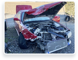 旧車の事故車も査定・買取可能